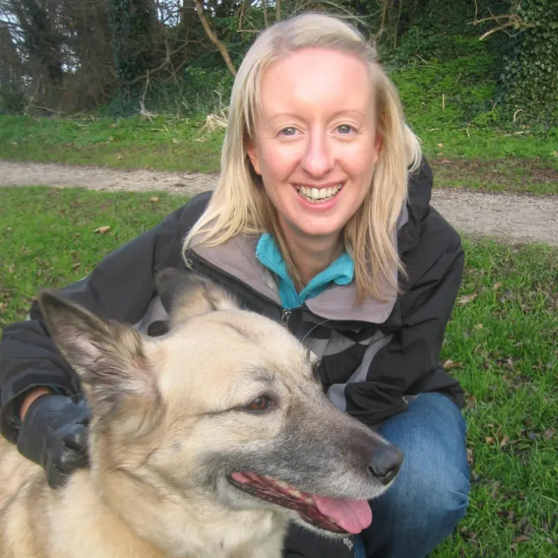 Sue, canine behaviour practitioner and dog trainer